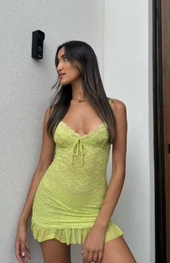 Bad Together Mini Dress Citrus - Stylish Day Dress for Women