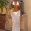 See Me Now Crochet Maxi Skirt Off White - Stylish Resort Wear for Women 1 See Me Now Crochet Maxi Skirt Off White - Stylish Resort Wear for Women -White Fox Sales shan